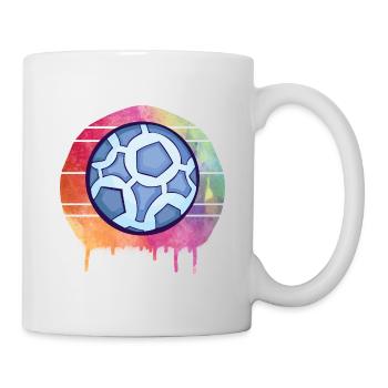 Handball Aquarell - Tasse - Weiß - Rechts