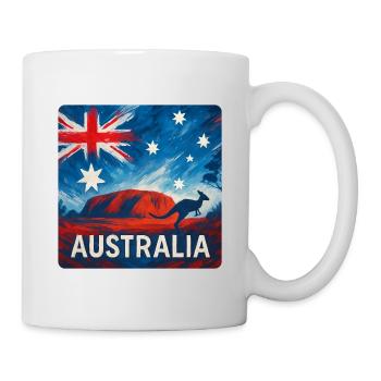 Conception de voyages en Australie - Mug blanc - blanc - Droite