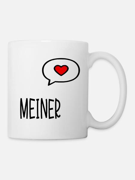 Valentinstag Beziehung Meiner - Tasse - Weiß