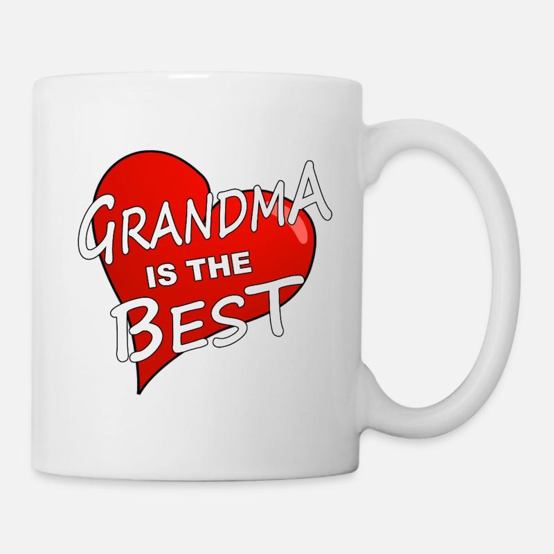 LA NONNA È LA MIGLIORE - Tazza - bianco