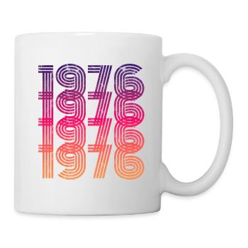 Vintage 1976 - Tasse - Weiß - Rechts