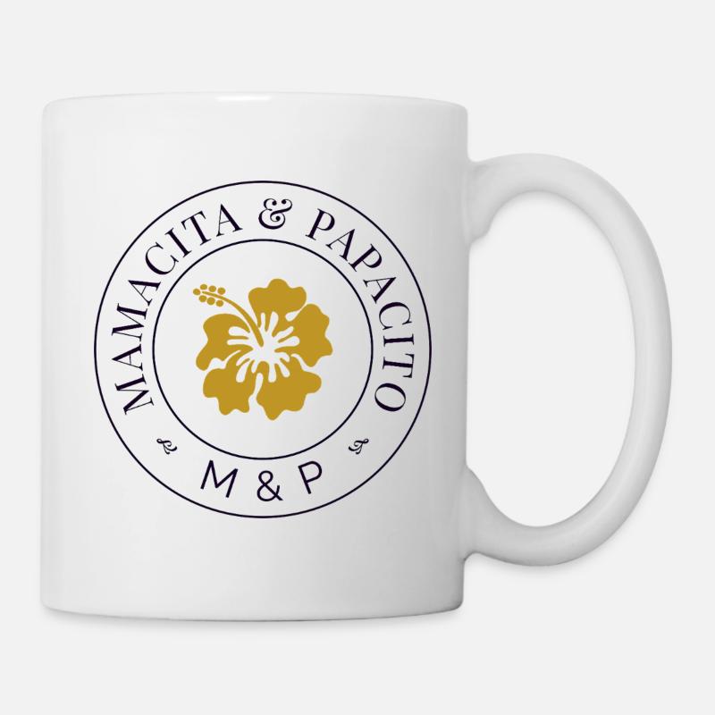 Logo M&P du sceau Hibiscus - Mug blanc - blanc