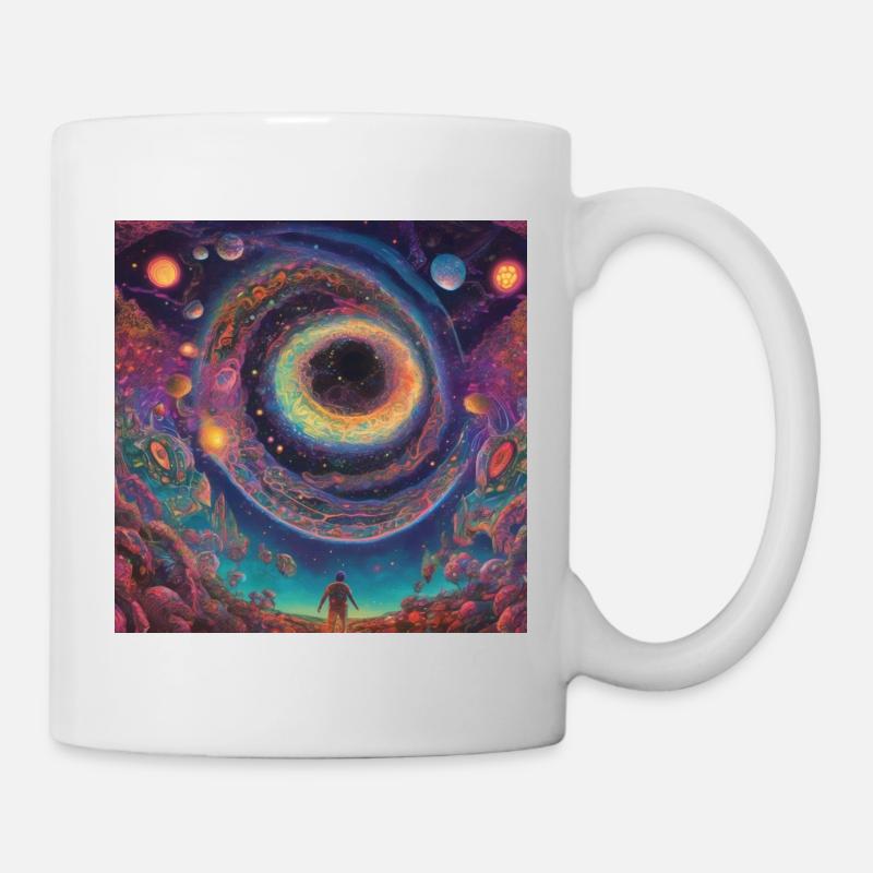 Vortex Oculaire Cosmique - Mug blanc - blanc