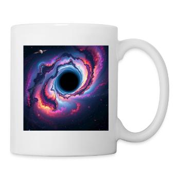 Black hole in the neon galaxy - Mug - white - Right