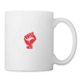 Hass ist keine Meinung - Antifa Tee - Tasse - Weiß - Rechts