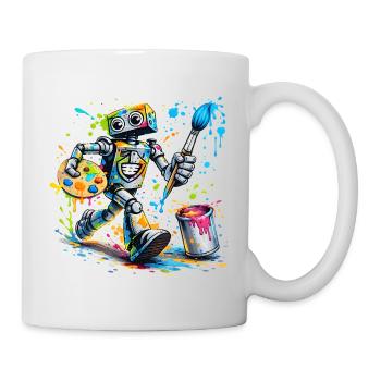 kreativer_Roboter - Mug blanc - blanc - Droite