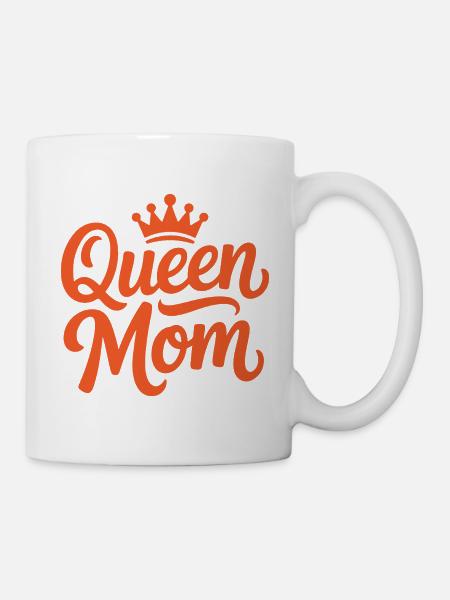 Queen Mom - Tasse - Weiß