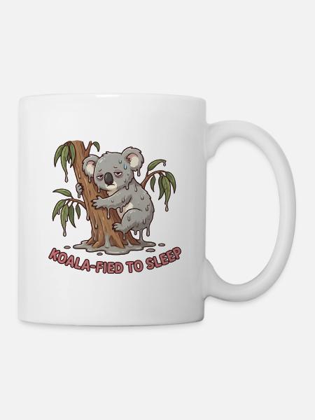 Koala-fizierte Kawaii-Koala - Tasse - Weiß