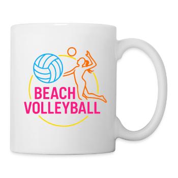 Women's Beach Volleyball - Mug - white - Right