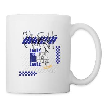 Version graphique légère Murph Hero WOD CrossTraining - Mug blanc - blanc - Droite