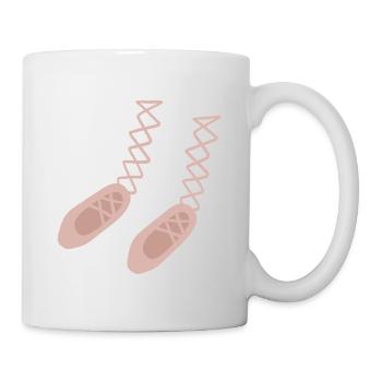 Ballettschuhe - Tasse - Weiß - Rechts