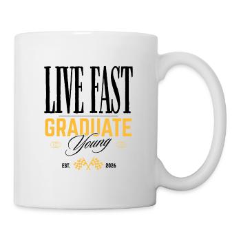 Graduation Ceremony Yellow Typography - Mug - white - Right