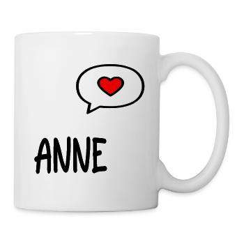 Türkische Mama Anne - Tasse - Weiß - Rechts