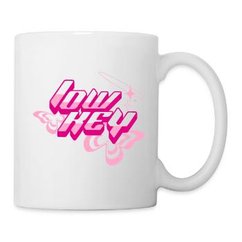 Texte glam néon des années 80 - Mug blanc - blanc - Droite