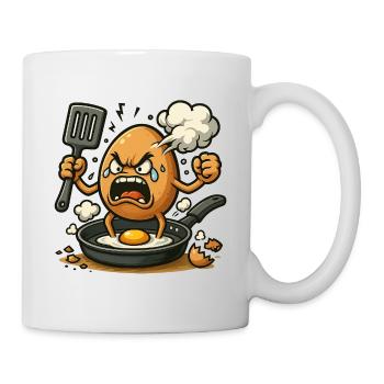 When eggs freak out - Mug - white - Right