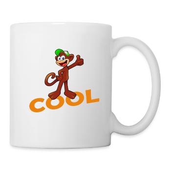 COOL MONKEY - Tasse - Weiß - Rechts