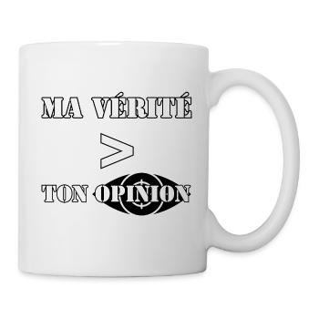 MEINE WAHRHEIT > DEINE MEINUNG - Tasse - Weiß - Rechts