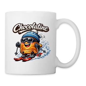 Chocolatine-Ski - Tasse - Weiß - Rechts