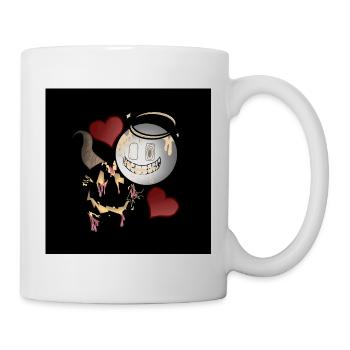 Engel und Teufel Design  - Tasse - Weiß - Rechts