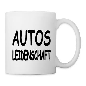 Autos - Tasse - Weiß - Rechts