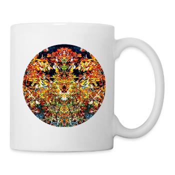 Créatures de la nature au bord de l’étang de glace - Mug blanc - blanc - Droite