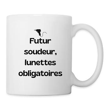 Future welder – Glasses required - Mug - white - Right
