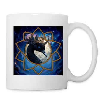 Himmlischer Quetzal mit Krone - Tasse - Weiß - Rechts