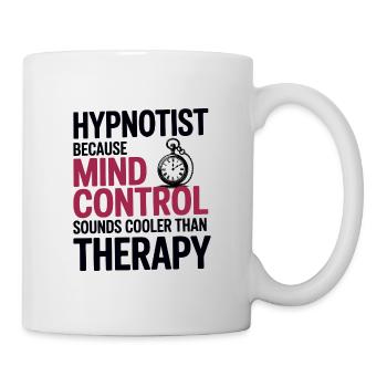 Hypnotiseur contrôle mental plus cool que Thérapeute Pro - Mug blanc - blanc - Droite
