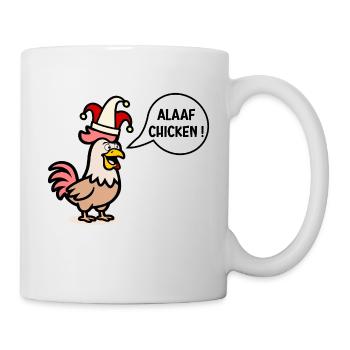 English Chickens Carnival Alaaf - Mug - white - Right
