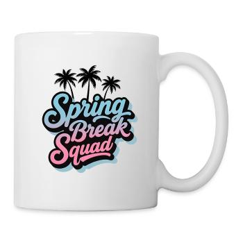 Spring Break Squad Palm Trees Tropical Holiday Party - Mug - white - Right