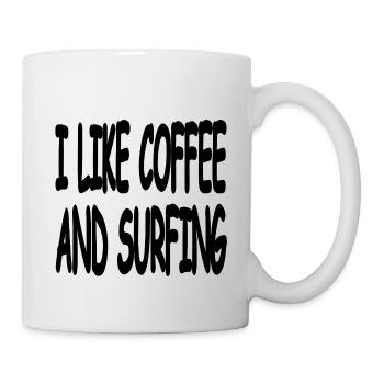Surf - Mug blanc - blanc - Droite