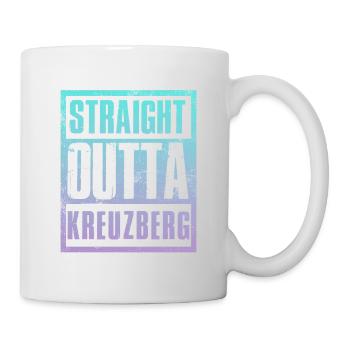 Tout droit sorti de Kreuzberg - Mug blanc - blanc - Droite