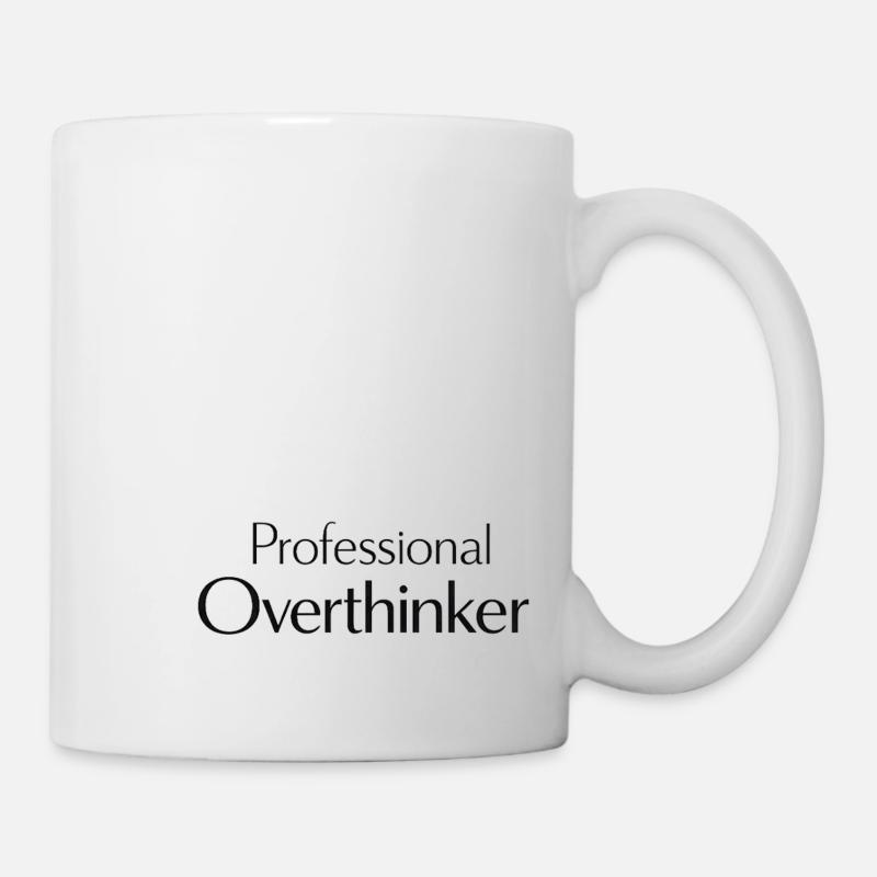 Un professionnel qui réfléchit trop - Mug blanc - blanc