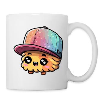 Casquette de sushi kawaii colorée - Mug blanc - blanc - Droite