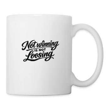 Ne pas gagner, ce n’est pas perdre - Mug blanc - blanc - Droite
