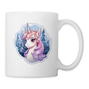 Einhorn im Eisreich - Mug - white - Right