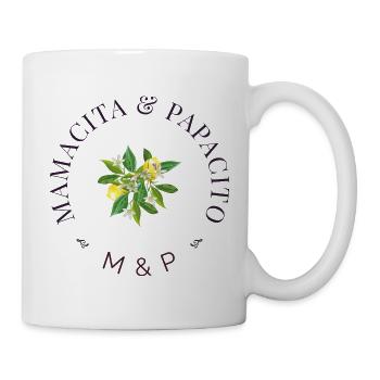 Floral Crest MamaMacita & PapaGito - Mug - white - Right