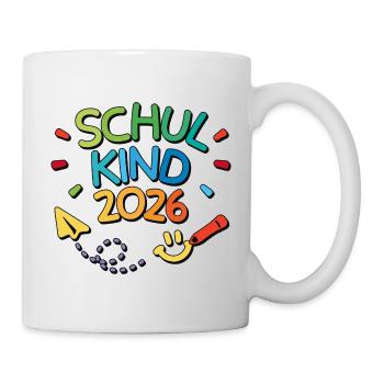 School Child 2026 School Enrollment Back to School First Class - Mug - white - Right