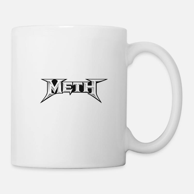 "Meth" - Metal Parody Design - Mug - white