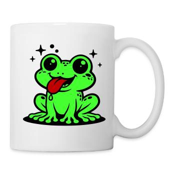 Grenouille Comique Crapaud - Mug blanc - blanc - Droite