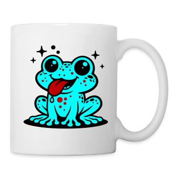 Grenouille Comique Crapaud - Mug blanc - blanc - Droite