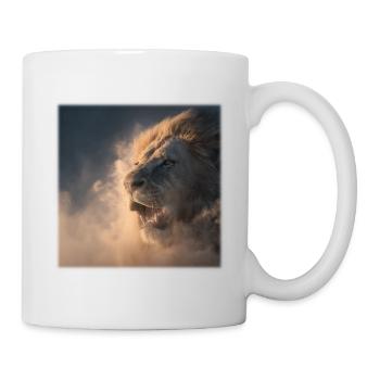 Lion from the Clouds – Royal Strength - Mug - white - Right