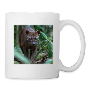 Fossa – Chasse silencieuse dans la forêt tropicale - Mug blanc - blanc - Droite
