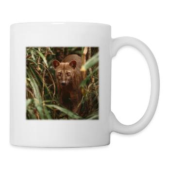 Fossa rare – Chasse silencieuse dans la forêt tropicale - Mug blanc - blanc - Droite