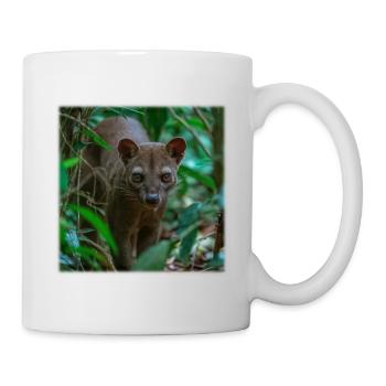 Fossa rare – Chasse silencieuse dans la forêt tropicale - Mug blanc - blanc - Droite