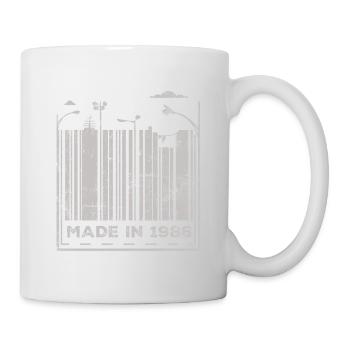 Millésime 1986 - Mug blanc - blanc - Droite