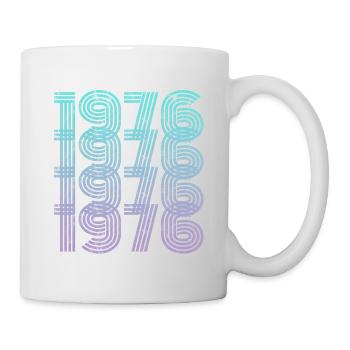 Millésime 1976 - Mug blanc - blanc - Droite