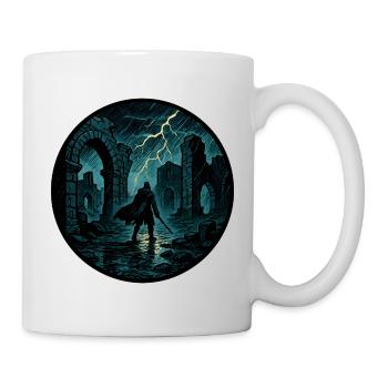 Sturmruinen Krieger - Tasse - Weiß - Rechts