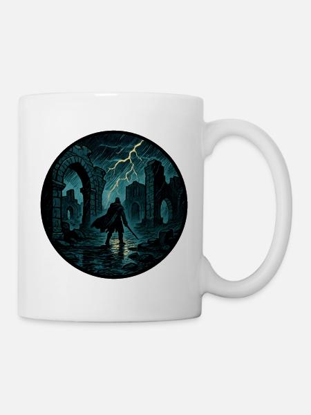 Sturmruinen Krieger - Tasse - Weiß