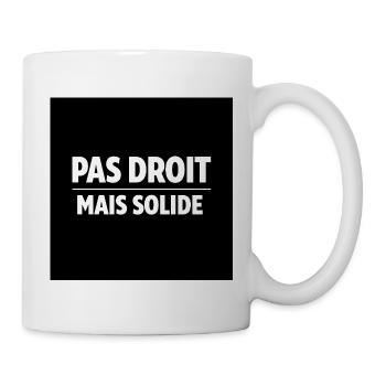 Not straight but solid - Mug - white - Right